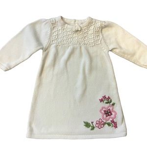 Piper & Posie Knit Dress with Embroidery size 6-9 months